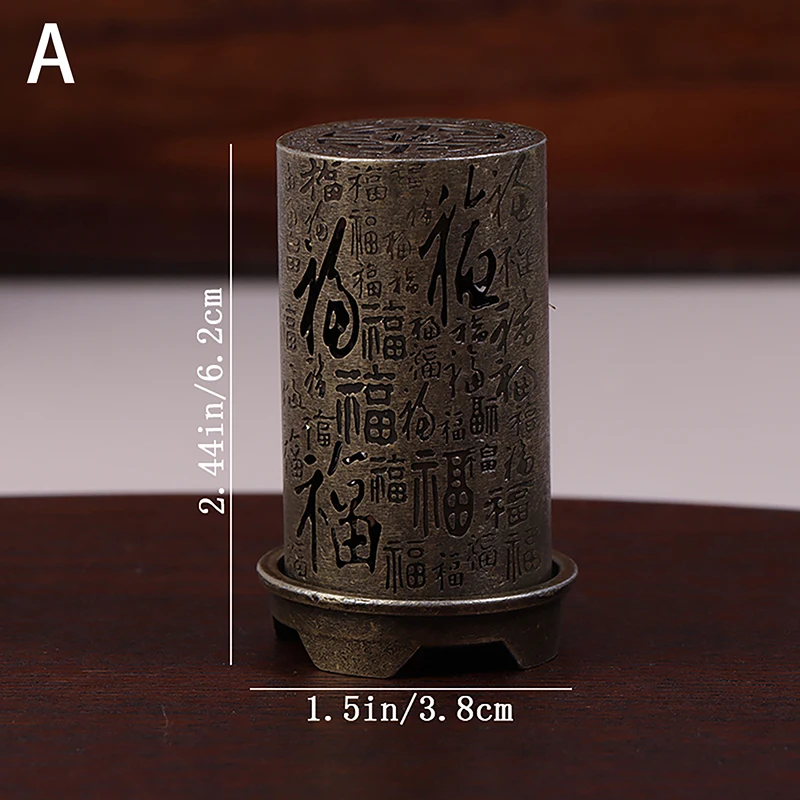 

Курильница из сплава, держатель для благовоний, квадратный цилиндр, вертикальная курильница, домашний орнамент для ароматерапии, китайские курильницы