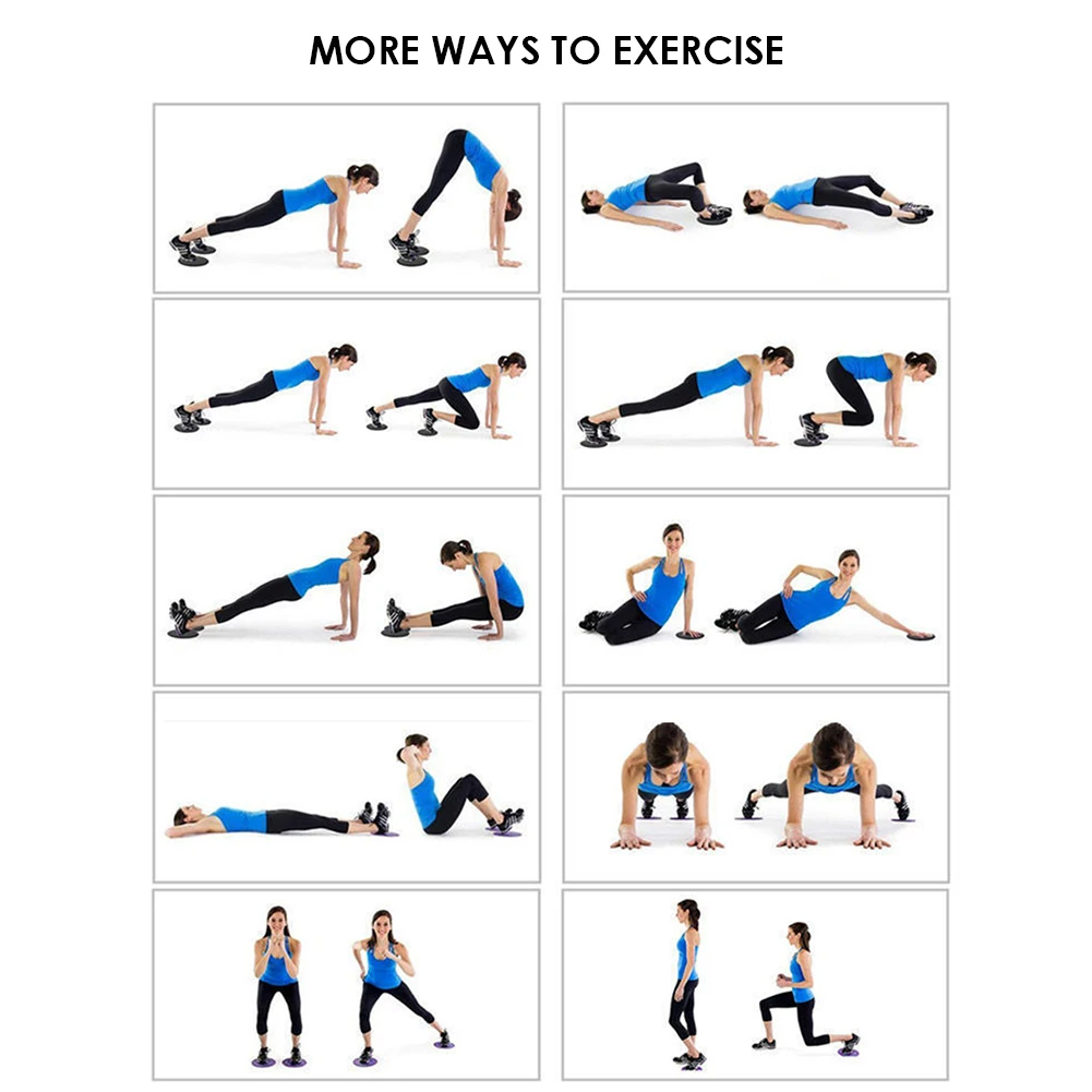 2 шт. скользящие диски для фитнеса