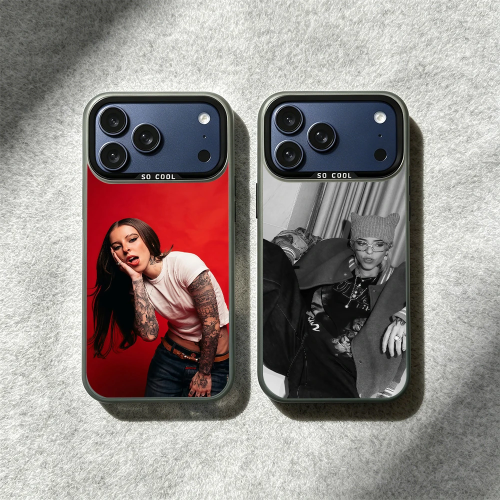 Фото Чехол для телефона Y-Young Miko Do Not Disturb для iPhone 11 12 13 14 15 16 17 E Pro Max Plus Mini, гальванизированный серебристый, с лазерной цветной IMD-отделкой №2