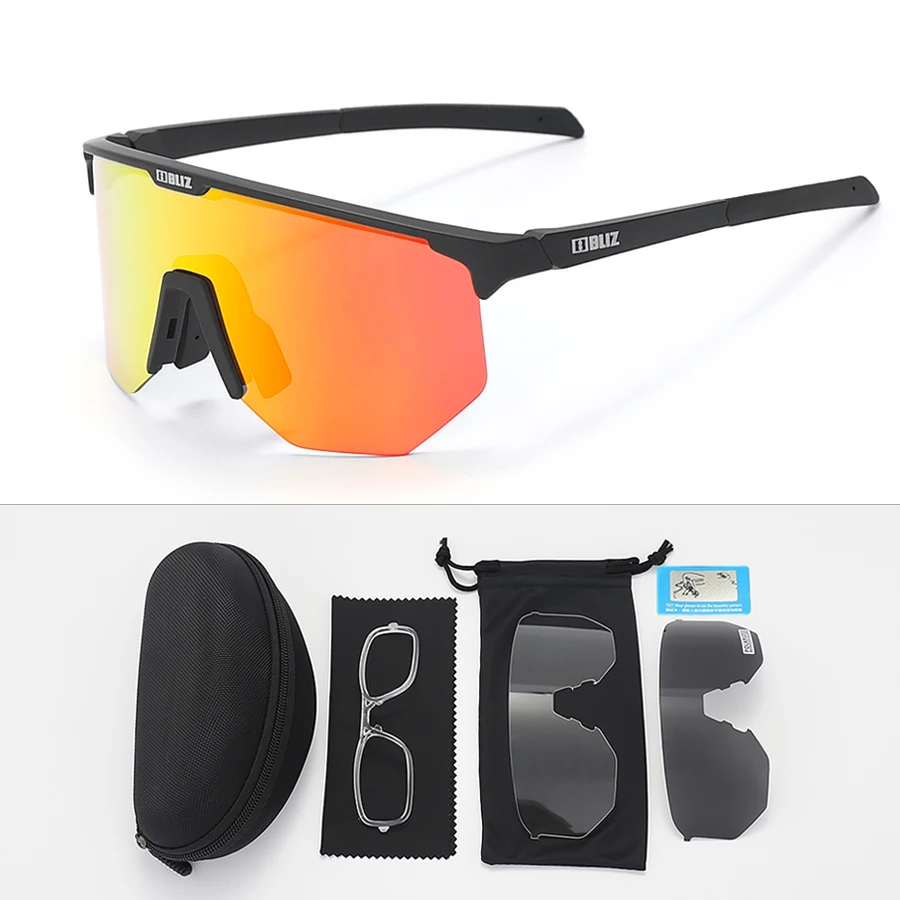 

BLIZ hero photochromic cycling glasses road mountain bike glasses UV400 men and women climbing outdoor sports TR90 sunglasses