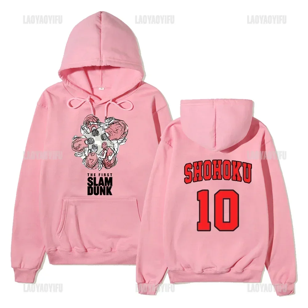 Толстовка с рисунком аниме Slam Dunk The First Shohoku теплая для мужчин и женщин удобная