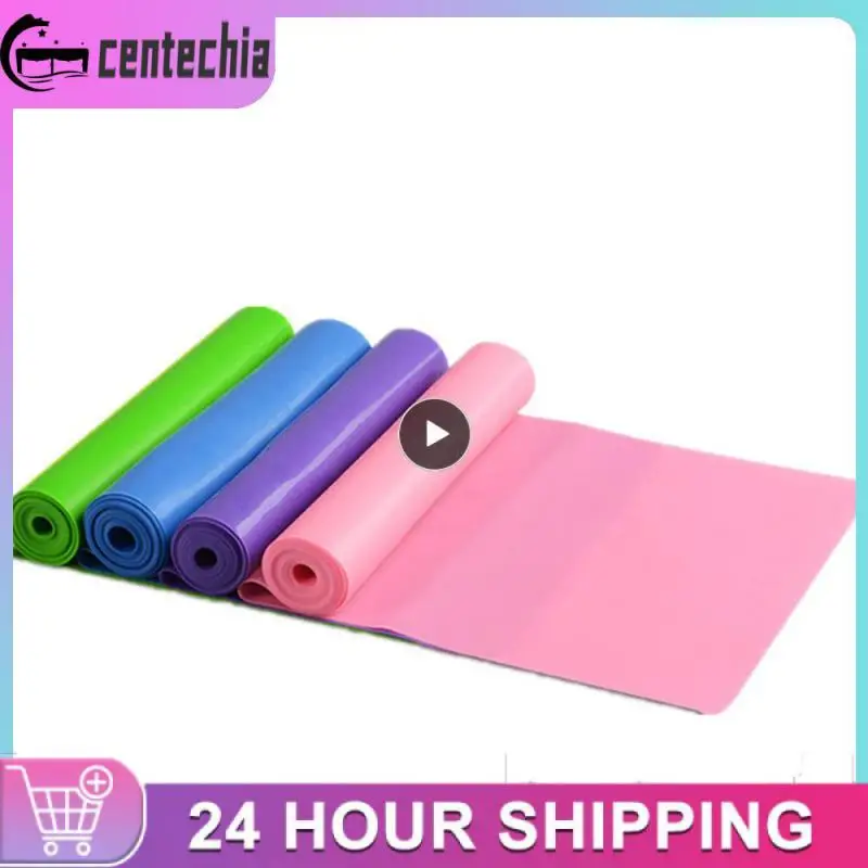 

100cm Length Yoga Resistance Band YOGA Pilates Rubber Resistance Exercise Band Strength Training Conditioning Fitness Equipment