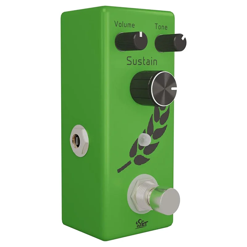 

ISET Fuzz педаль, аналоговая зернистость для электрической гитары, бас, настоящий байпас