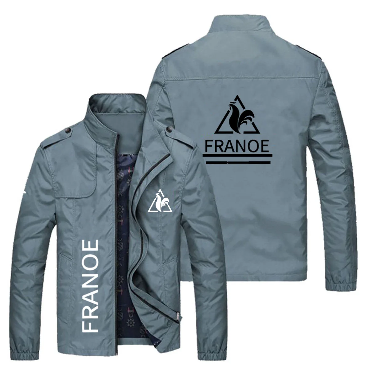 Новинка 2022 модная мужская куртка-пилот с красивым принтом петуха и женская