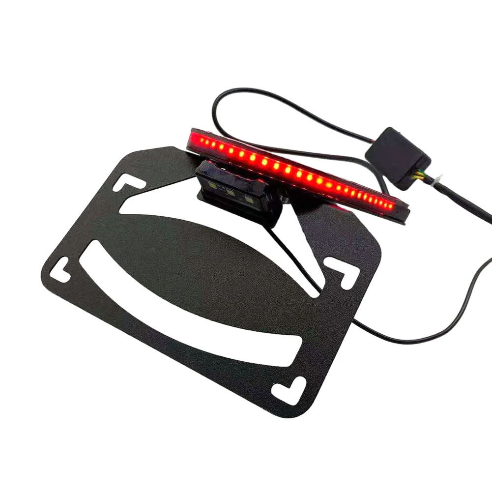 

Durable License Plate Holder Accessory Aluminum+LED Convenient For BMW S1000RR 2020-2021 Led Taillight Part 12V
