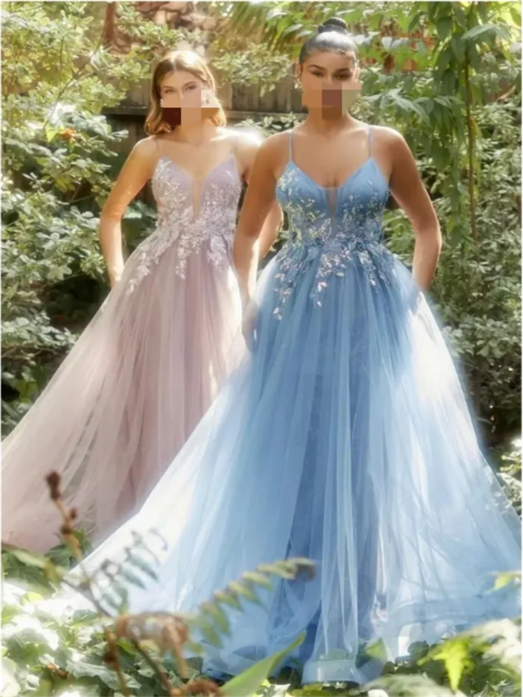 

MU LONG V-Neck Long Evening Dresses Prom dresses 2023 Elegant Party Dresses For Women Formal OccasionDresses Formal Dresses