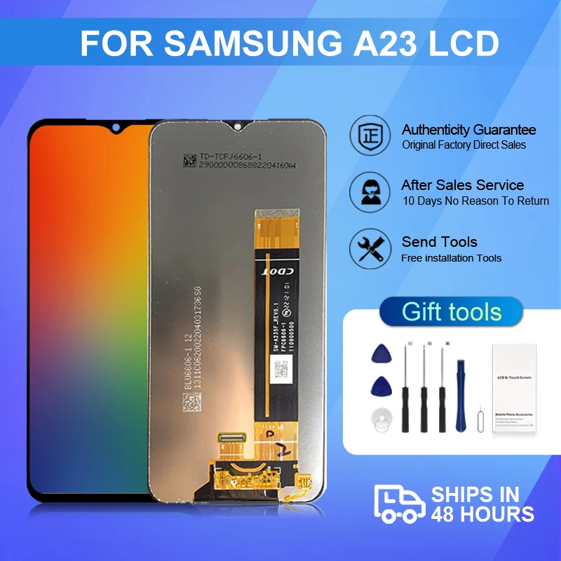

1Pcs 6.6 Inch A235 Display For Samsung Galaxy A23 4G Lcd Touch Screen Digitizer A235F Assembly Free Shipping With Tools