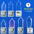 MIO 7 телефон ледяной огонь натуральные латексные частицы в горошек ультратонкий случайный стиль рукав для пениса интимные товары