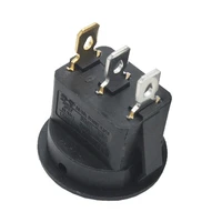 2 position 3 pins 250v round rocker switch toggle on off push button switches electrical equipment with light power kcd2