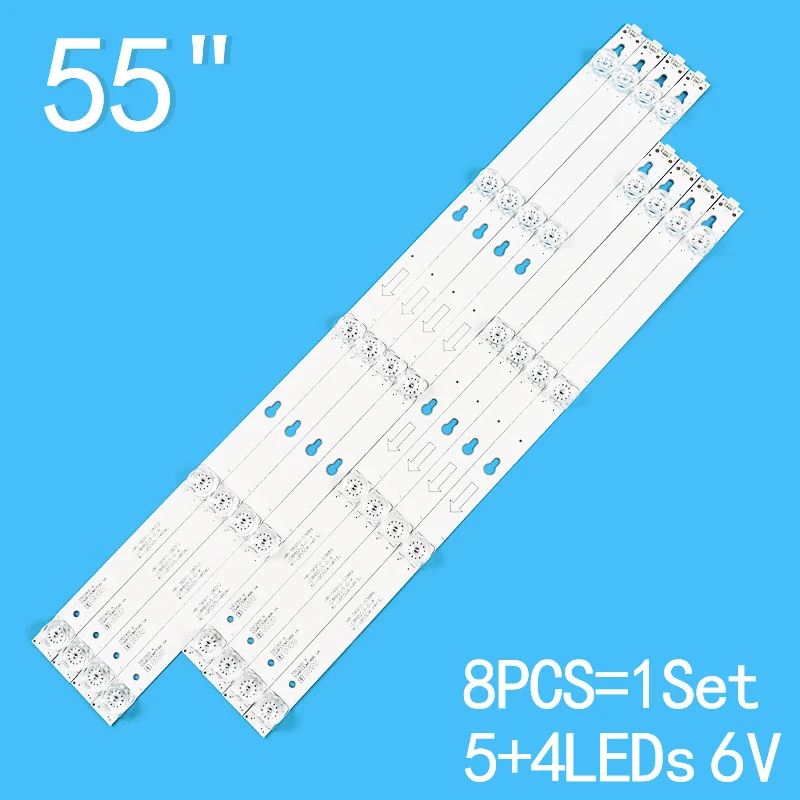 Новинка 8 шт./лот для телевизора 55 дюймов 55S401 55S403 55S405 U55P6006 55UC6316 55UC6326 55UC6406 55UC6426
