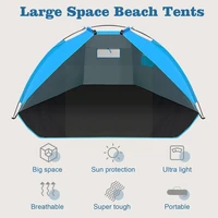 beach automatic instant up tent potable beach tent camping lightweight sun uv tent cabana shelter fishing outdoor prote h1t2