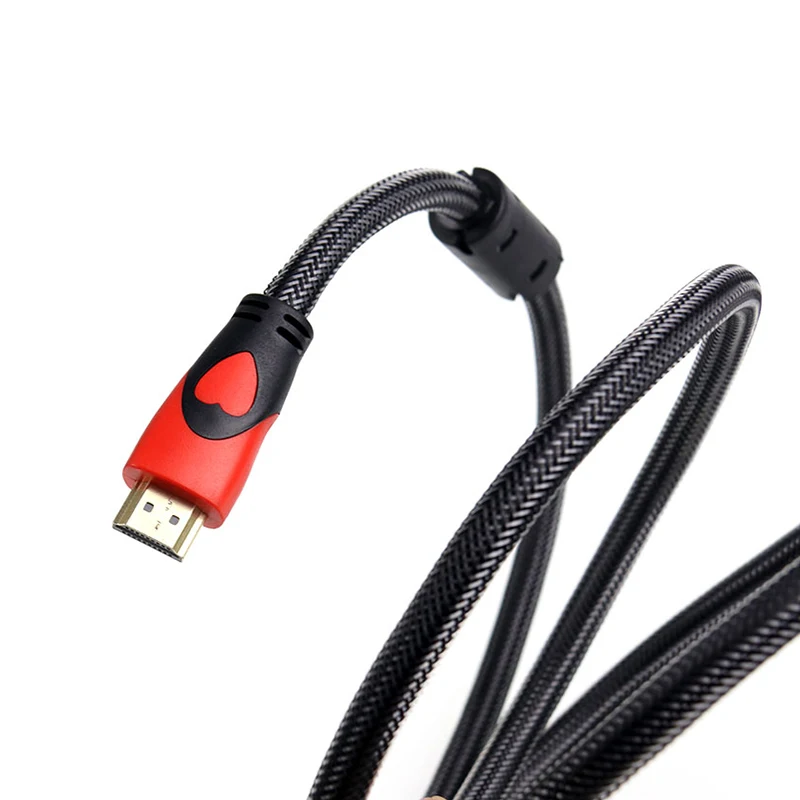 4K HDMI-совместимый кабель V1.4 из чистой меди штекер-штекер 24K позолоченный HD 1080P 3D для