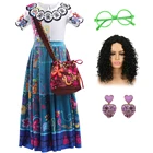 Женское платье для косплея, с цветочными оборками, на Хэллоуин