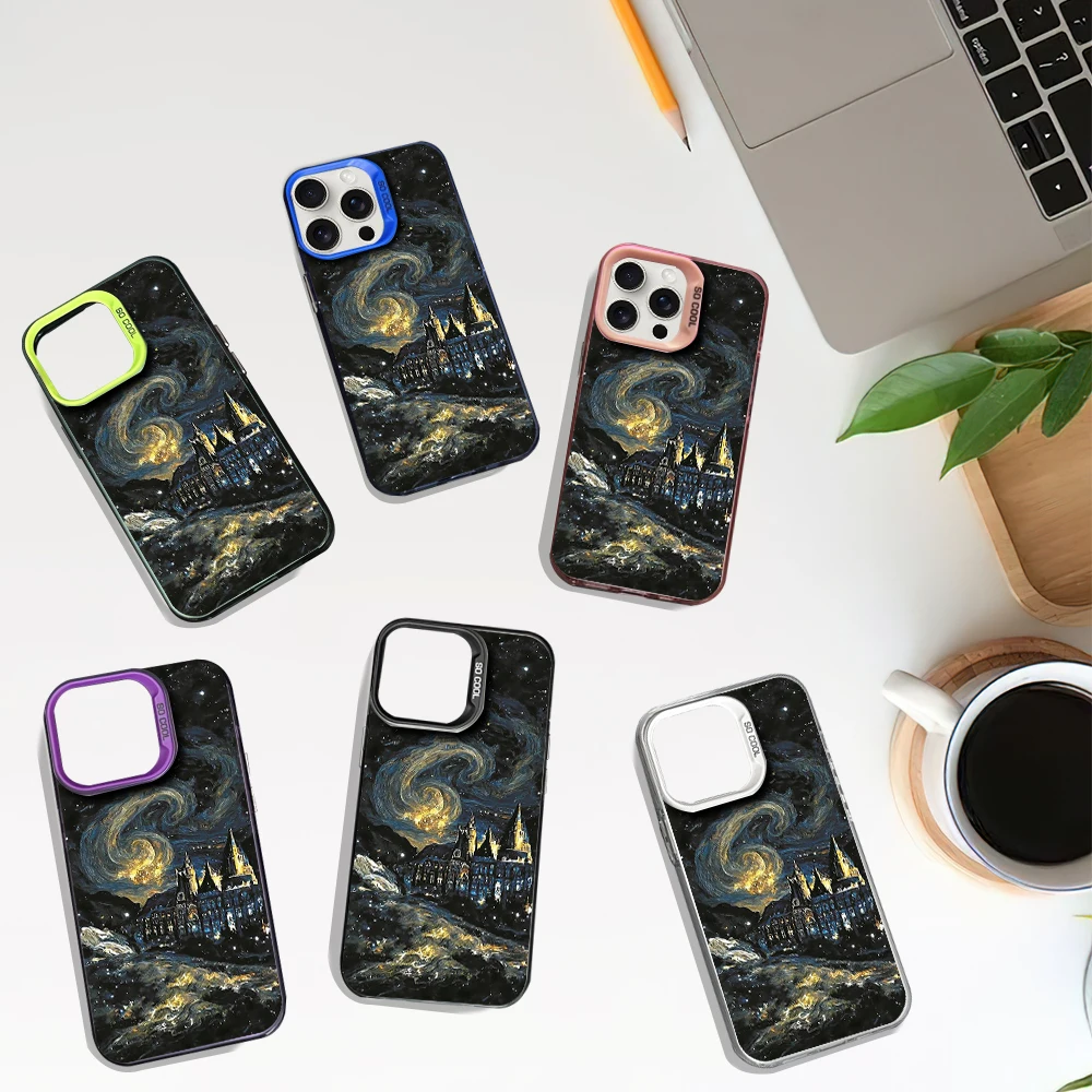 Чехол для iPhone 12 11 13 14 15 16 Max Pro Plus IMD стильный Ударопрочный силиконовый чехол с