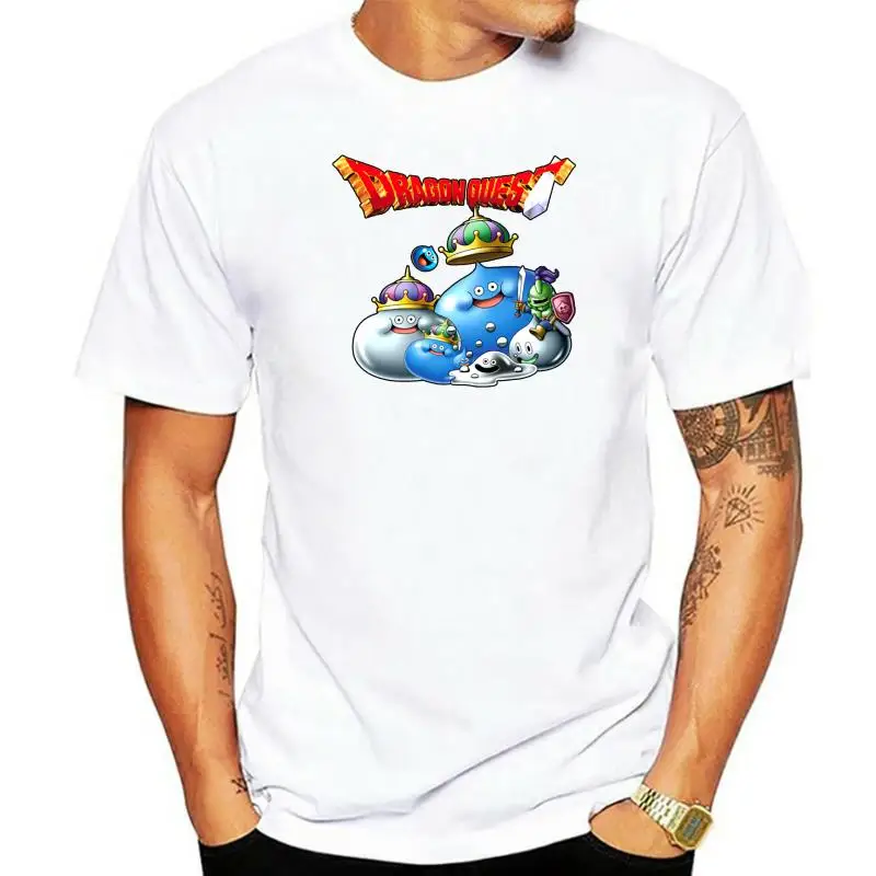 

one yona Dragon Quest T Shirt Dragon Quest Slime TShirt Short Sleeves Oversize Tee Shirt Casual Print Cute Men 100 Cotton Tshirt