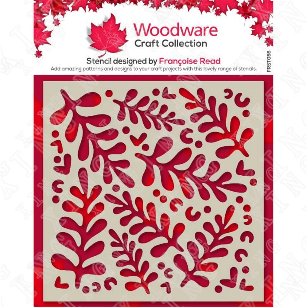 

New Modern Leaves Diy Embossing Paper Card Template Craft Layering Stencils for Walls Painting Scrapbooking Stamp Album Decor
