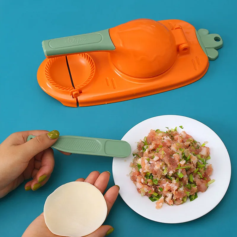 

Dumpling Mold Pressing Dumpling Skin Rolling Dough Machine Household Kitchen Manual Labor-Saving Easy Portable DIY Baking Tools