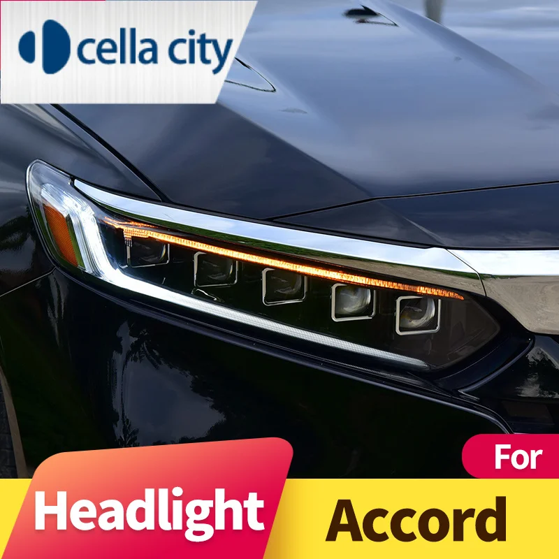 

Передняя фара в сборе для Honda Accord 2018-2020 лампа для дневного света