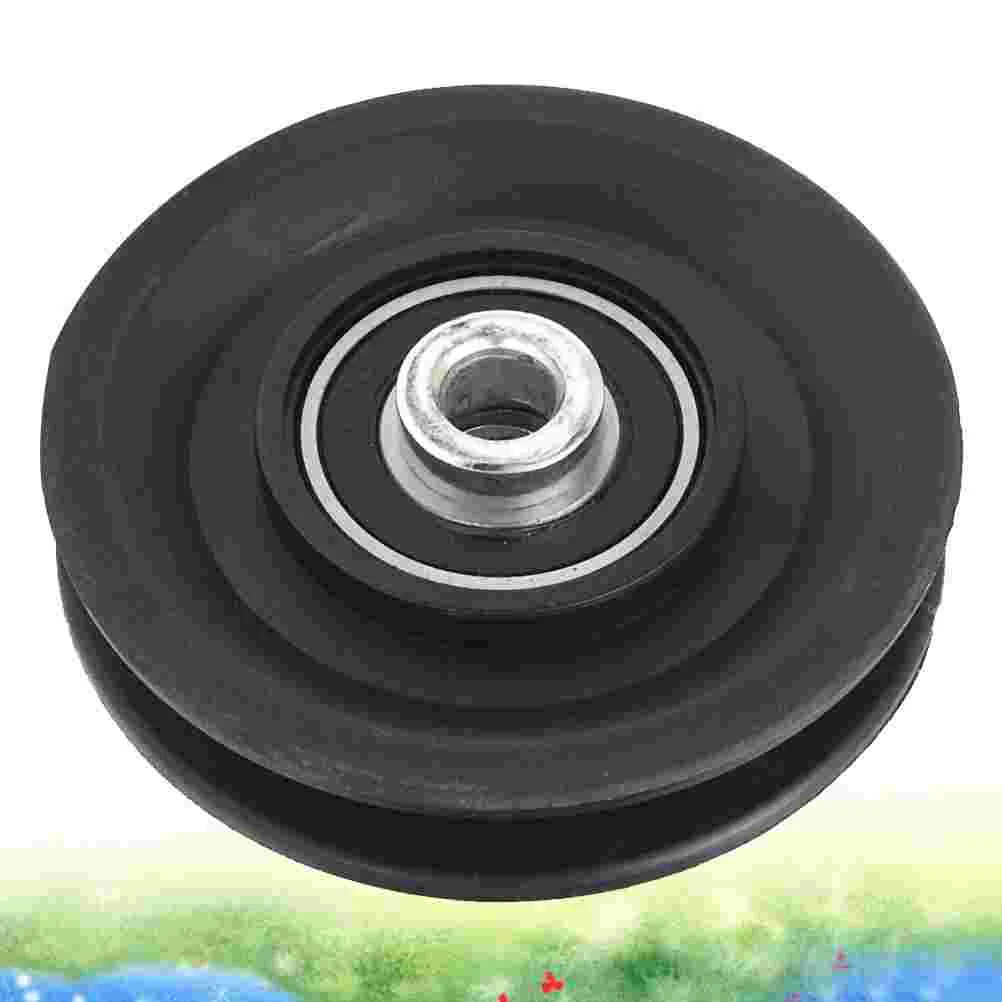 

Metal Bearing Pulley Wheel for Gym Fitness Exercise 35 Inch ( Black )