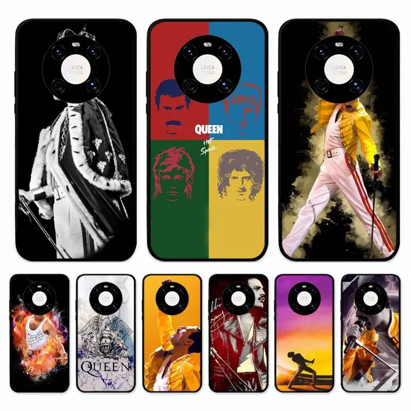 

Freddie Mercury Queen Phone Case for Huawei Mate 20 10 9 40 30 lite pro X Nova 2 3i 7se