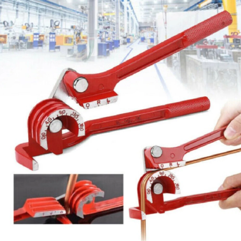 

6/8/10mm Manual Pipe Bender Tube Bending Machine Tubing Bender 180 Degree For Aluminum Copper Steel Fuel Brake Lines Hand Tools