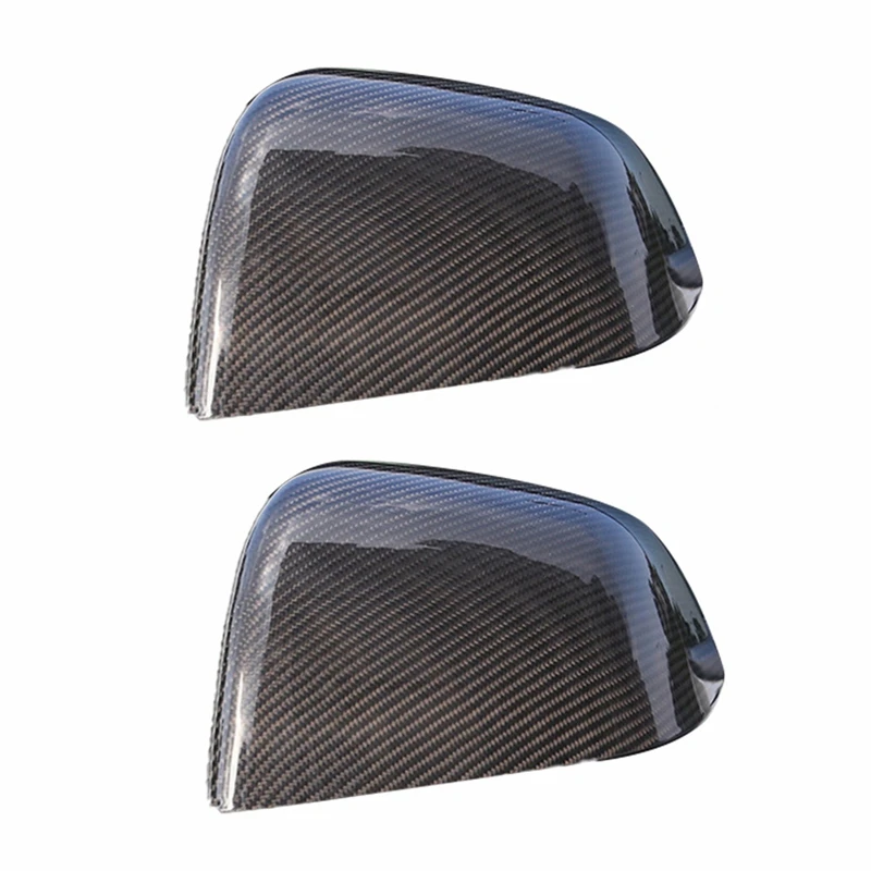 

For Tesla Model3/Y Rearview Mirror Protection Case Blackened Carbon Brazed Dimensional Accessory Decorative