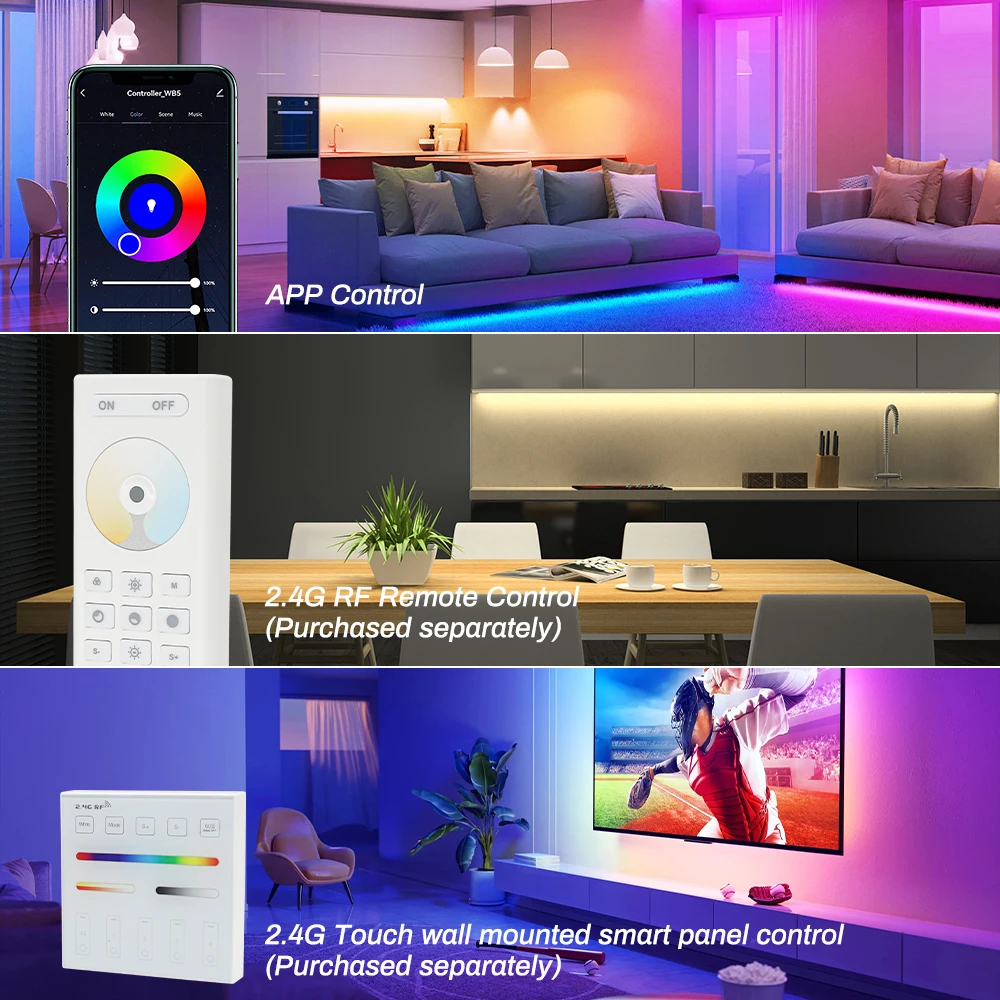 Умный контроллер Zigbee Wi-Fi для светодиодной ленты 2 4 ГГц