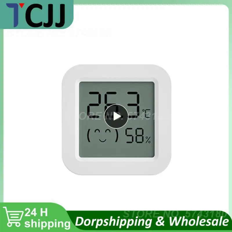 

1~5PCS Lcd Screen Intelligent Sensor Temperature Sensor White Comfortable 3v Thermometer For Tuya Remote Control Humidity Meter