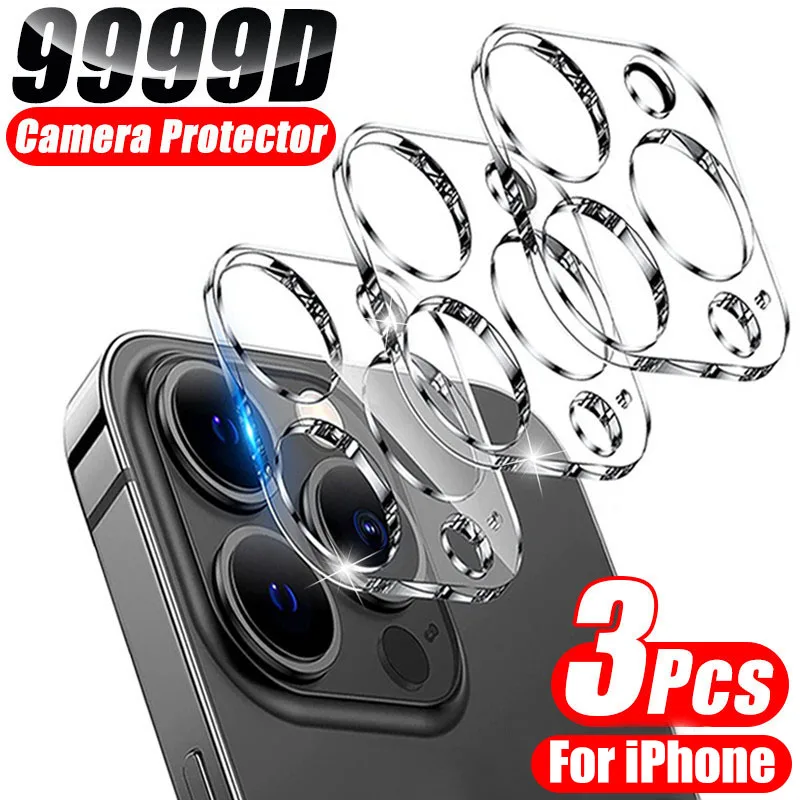 3 шт. Защитное стекло для объектива камеры iPhone 11 12 13 Pro Max X XR Xs |