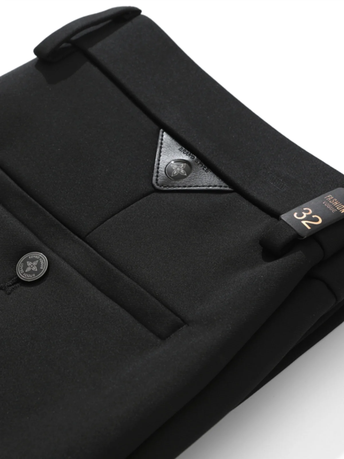 Осенне-зимняя одежда из плотного материала эластичные черные простые элитные