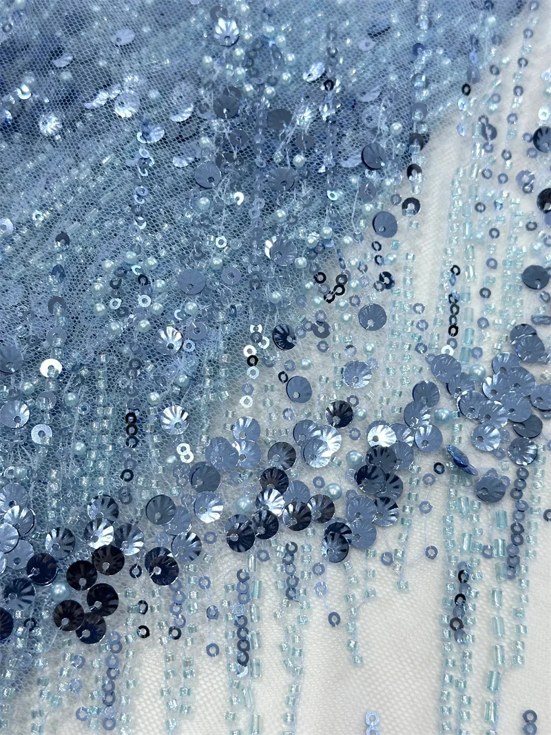 Французская сетчатая кружевная ткань с блестками высокое качество африканская