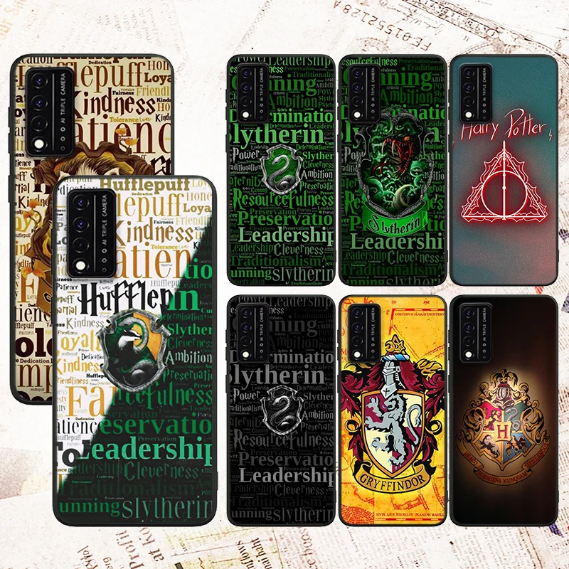 

Cute Cartoon Potters Wand Harries Phone Case For T-Mobile REVVL V+ 5G 4 REVVL V Plus 5G 4+ Black Shockproof Soft Silicone Cover