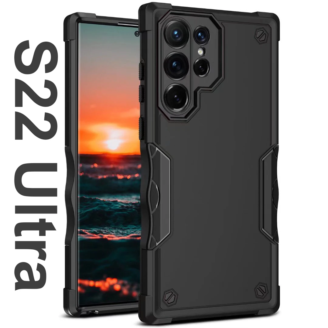 

Camera Protection Shockproof Phone Case For Samsung Galaxy S22 Ultra S21 FE A12 A22 A32 A13 A73 A53 A33 A21S Armor Bumper Cover