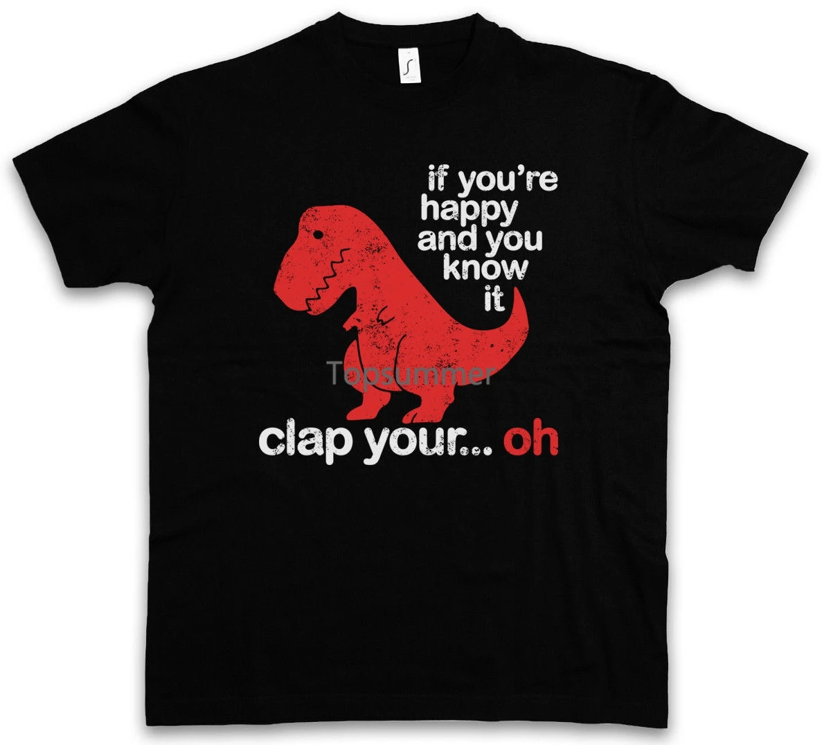 

Clap Your Oh T Shirt Hands Tyrannosaurus T Rex Dino Dinosaur T Rex Fun Arms Hand