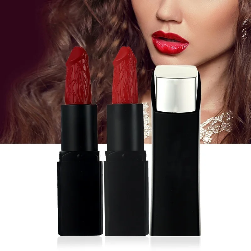 

Hot New Style Lipstick Creative Dark Light Fog Is Not Easy To Decolor Black Tube Lipstick Beauty Health Lip Balm Lipstick