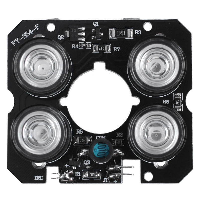 

4 Array IR Led Spot Light Infrared 4X IR LED Board For CCTV Cameras Night Vision (52Mm Diameter)