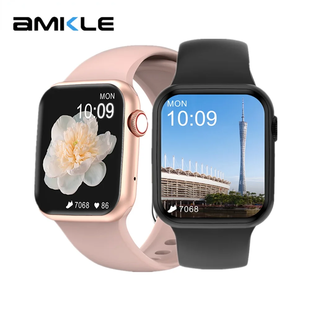 

DZLST Smart Watch 2021 Wireless Charging Bluetooth Call Smartwatch 44mm Men Women Fitness Bracelet For Apple Android Watches