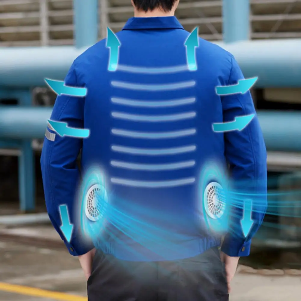 80%HOTAir Conditioning Coat Adjustable Wind Speed USB Charging Energy-saving Long Serving Time Three-gear Cooling Jacket Outdoor