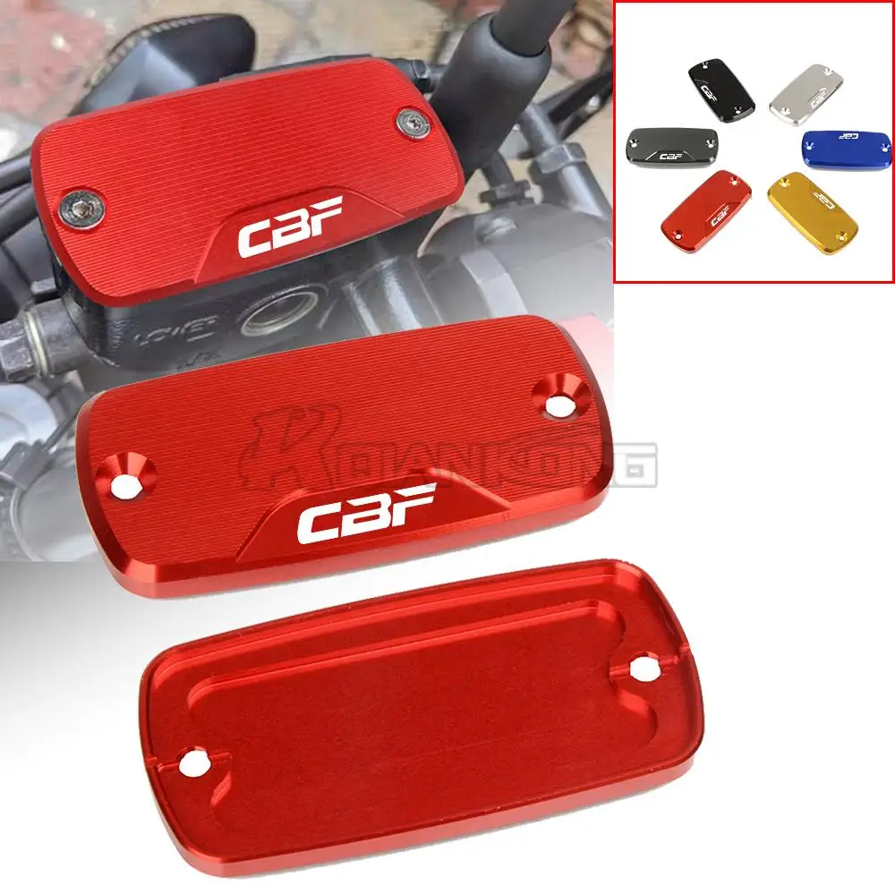 

For Honda CBF500 CBF600 2004-2007 Motorcycle Aluminum Front Brake Fluid Reservoir Cap Cover Protection CBF600S 2000-2014 2005 06