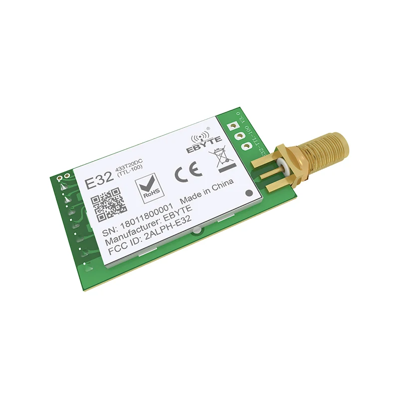 Беспроводной Радиочастотный SX1278 433 МГц LoRa модуль Φ 100 мВт DIP UART беспроводной TX RX
