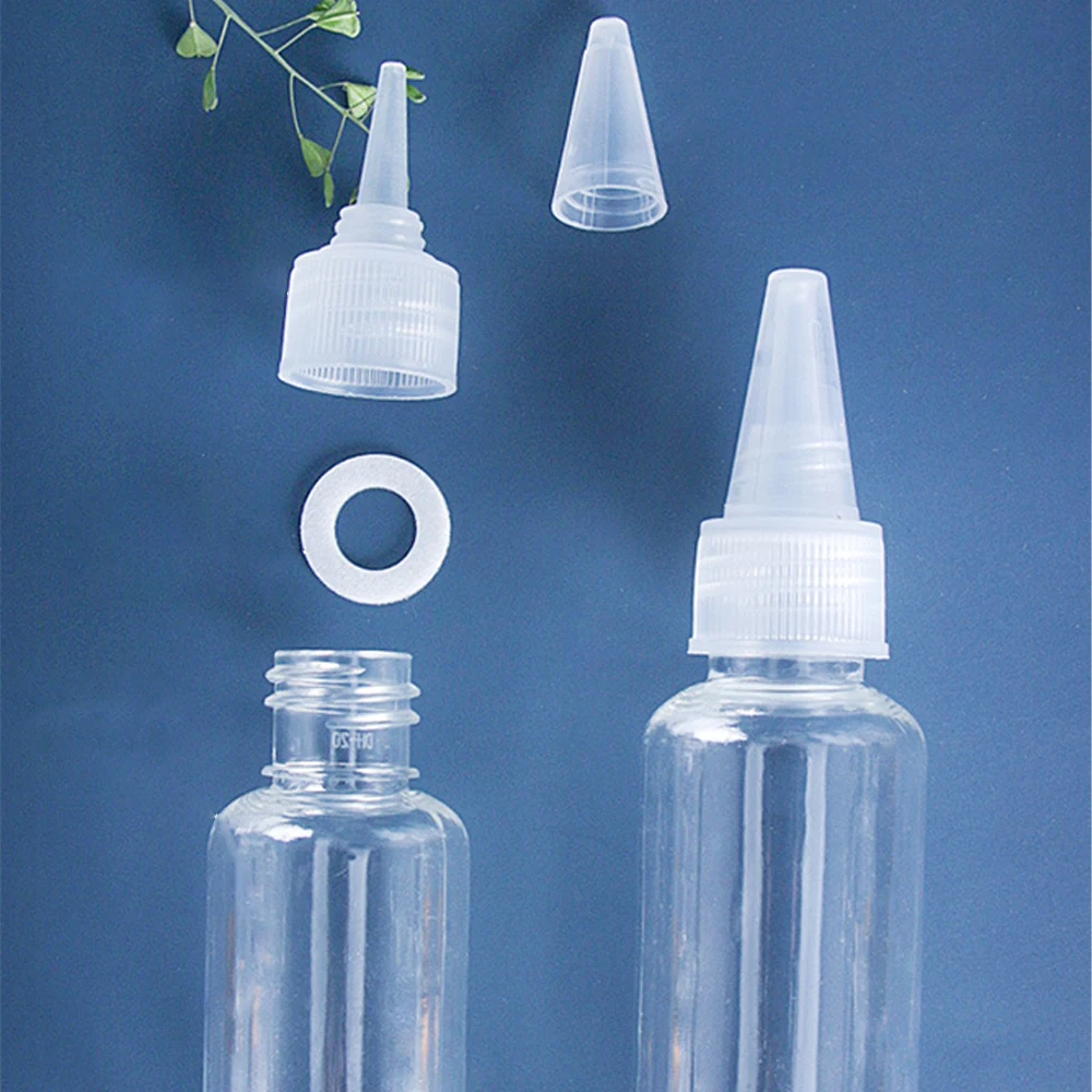 50/100 шт. пустые бутылки-аппликаторы пластиковые бутылки для шампуня разноцветные