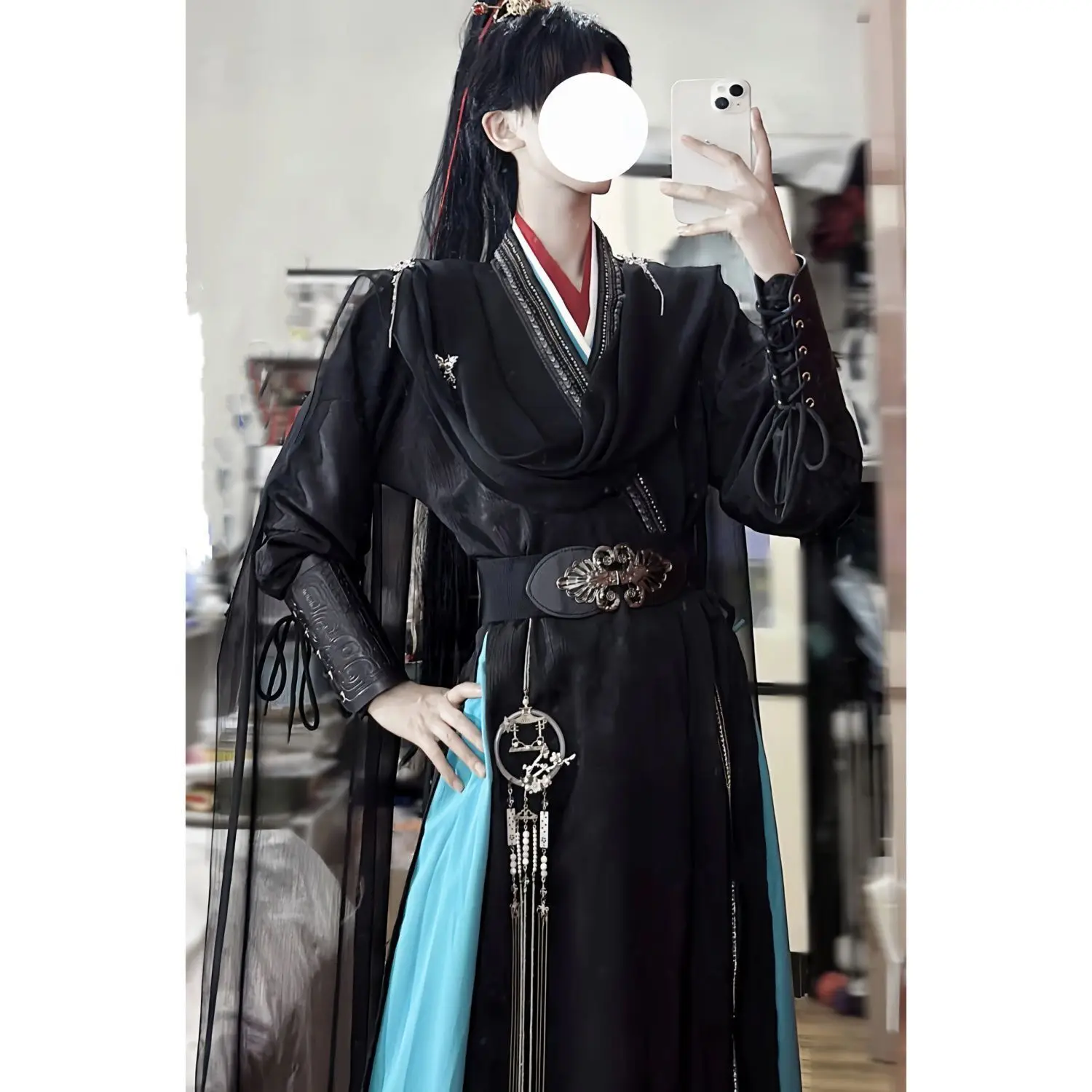 Платье Mu Zi Qi Hanfu с тремя точками супер бессмертный в национальном стиле