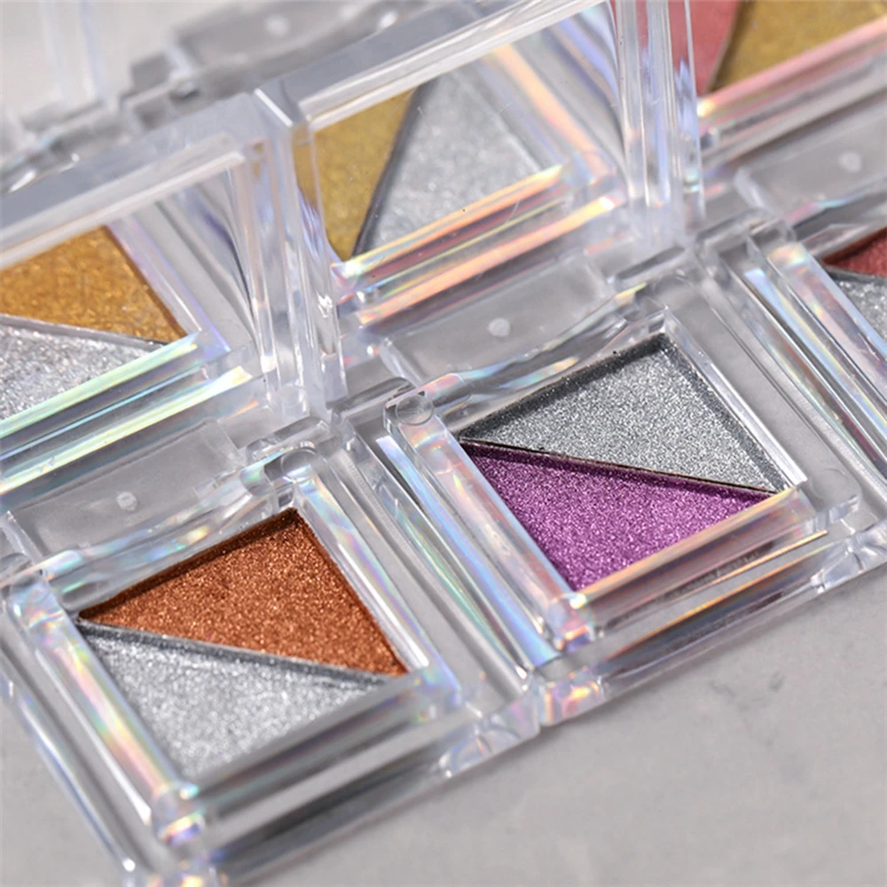 

1 Box Nails Glitter Solid Two Color Magic Mirror Powder Laser Gradient Metal Effect Nail Art UV Gel Polish Chrome Flakes Dust