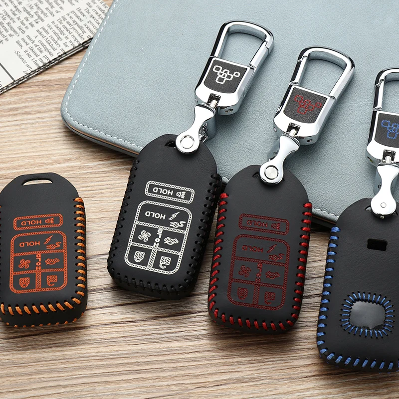 

luckeasy for honda Urban EV new energy Case Remote Keys Shell leather 2018 key cover key2y