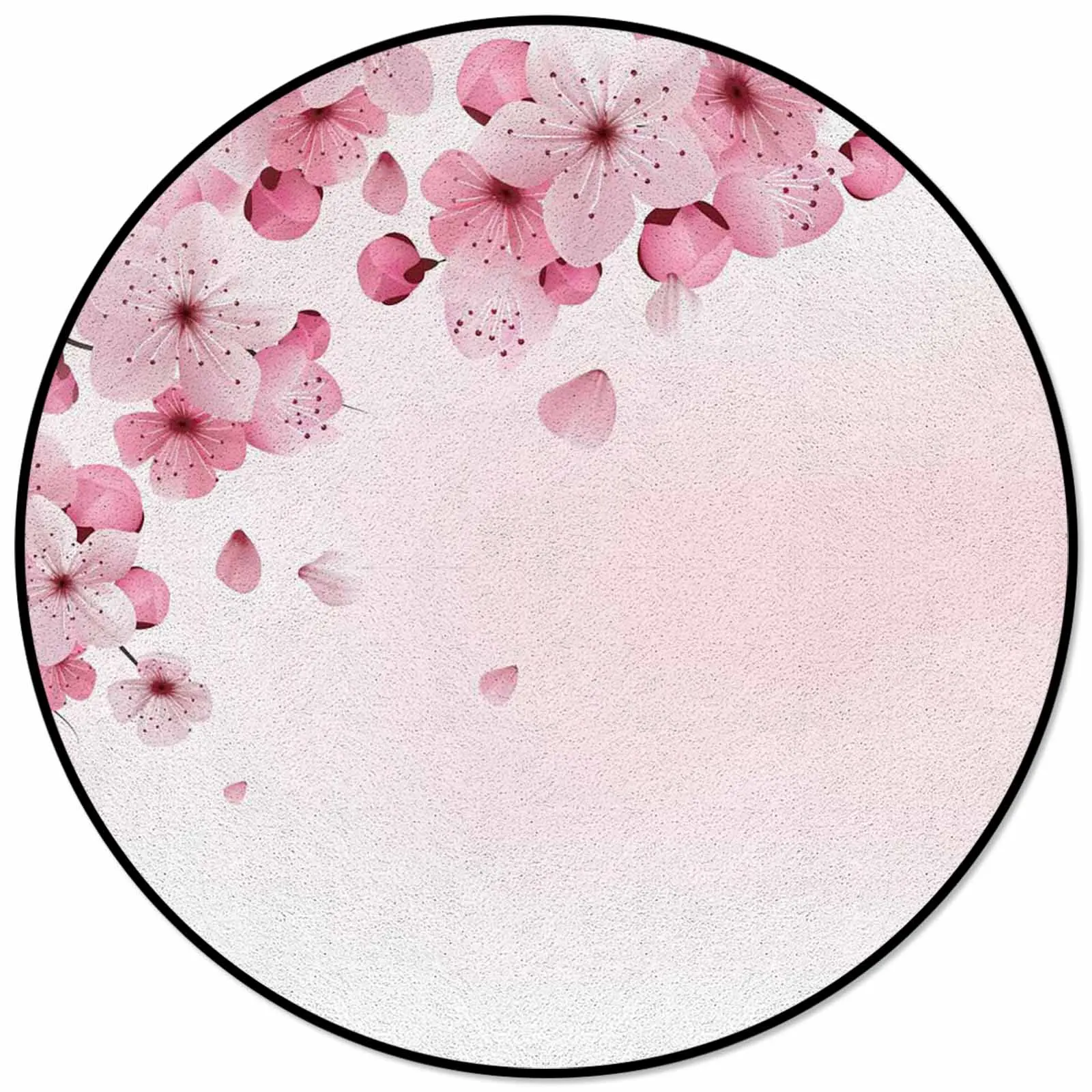 

Spring Cherry Blossom Petal Pink Living Room Rug Large Carpets For Bed Room Rugs And Carpets For Home Living Room Bedroom Decor