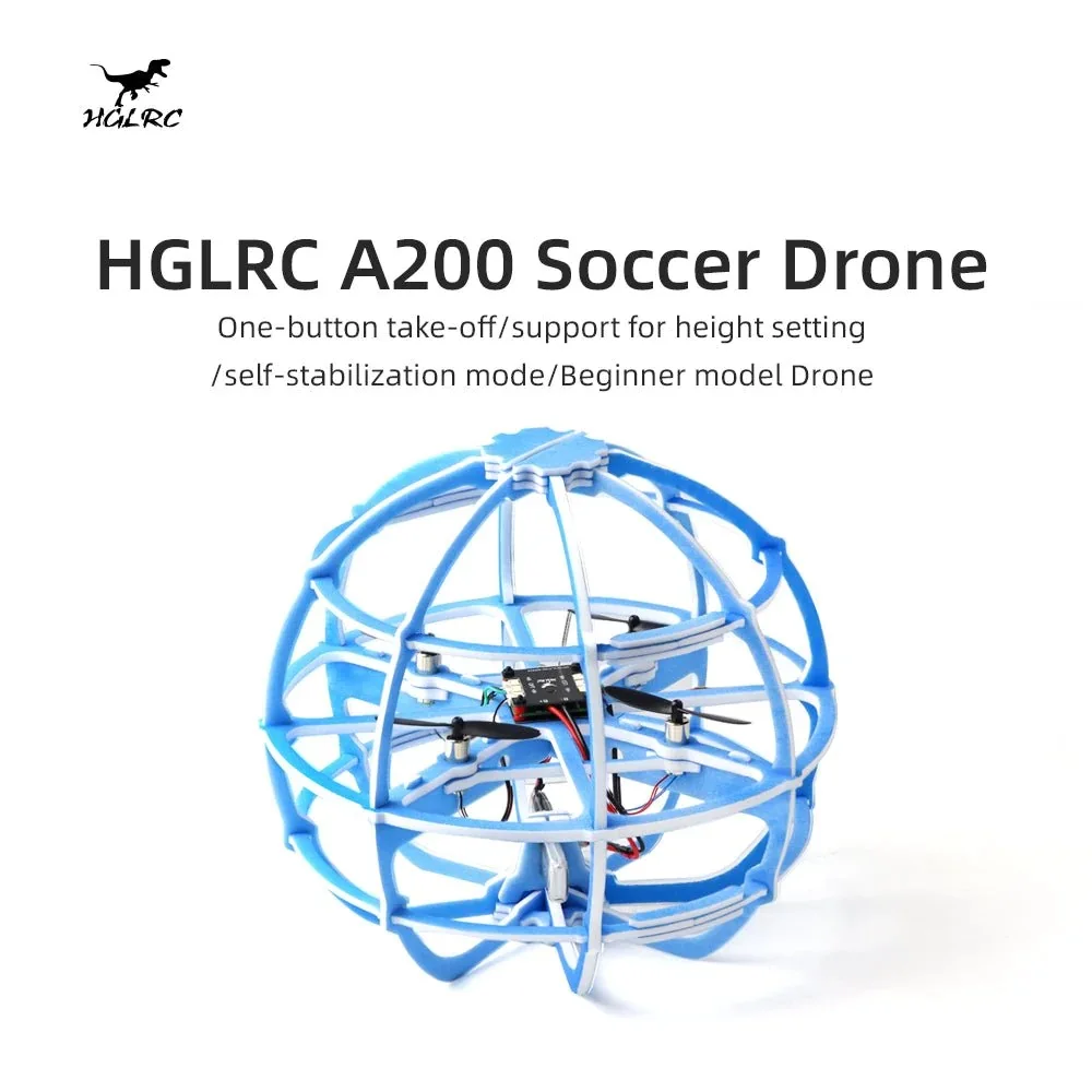 

HGLRC A200 Soccer Ball Drone DIY Soccer Drone For RC FPV Quadcopter Freestyle Drone Education Child Toys Gift