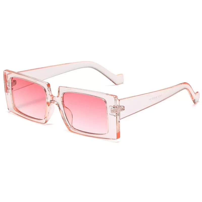 

New in Design Square Sunglasses Women Travel Gradient Vintage Shades Sun Glasses Female Mirror Fashion Pink Oculos De Sol y2k ha