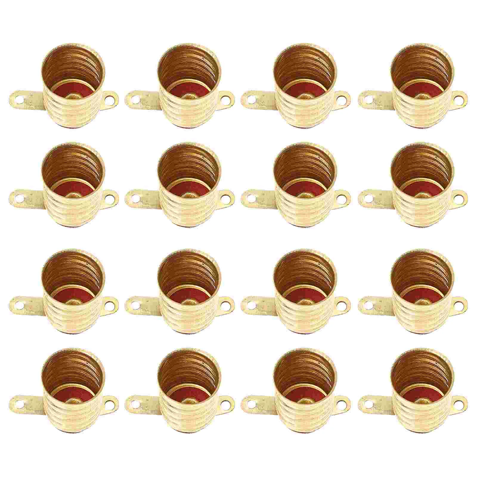 

25 Pcs Experiment Accessories E10 Socket Miniature Screw Base Vintage Bulbs E10 Screw Lamp Holder Light Bulb Mini Bulbs Socket