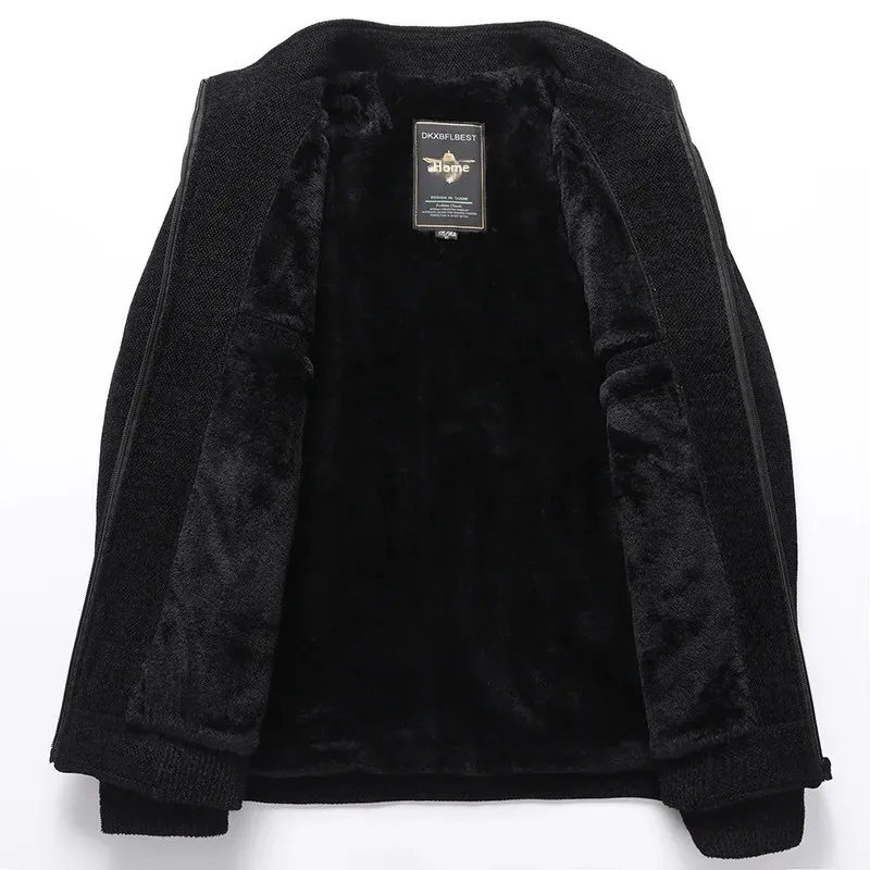 Утепленная зимняя мужская куртка свободного покроя теплая Повседневная