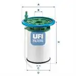 

26.053.00 for fuel filter BOXER-JUMPER III 2.0HDI 15 (OE)